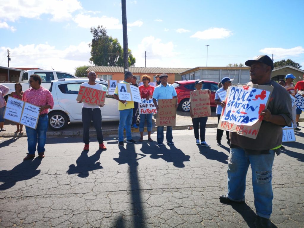 Residents picket outside Bishop Lavis Police Station following string ...